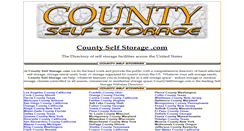 Desktop Screenshot of countyselfstorage.com