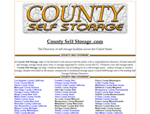 Tablet Screenshot of countyselfstorage.com